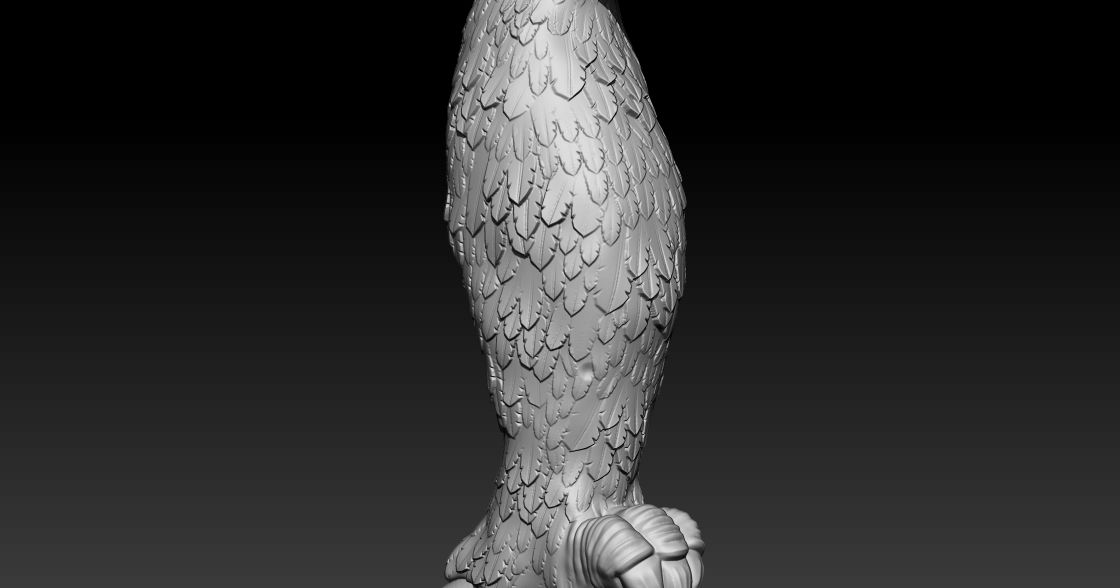 Eagle Statue by Onu_Heino | Download free STL model | Printables.com