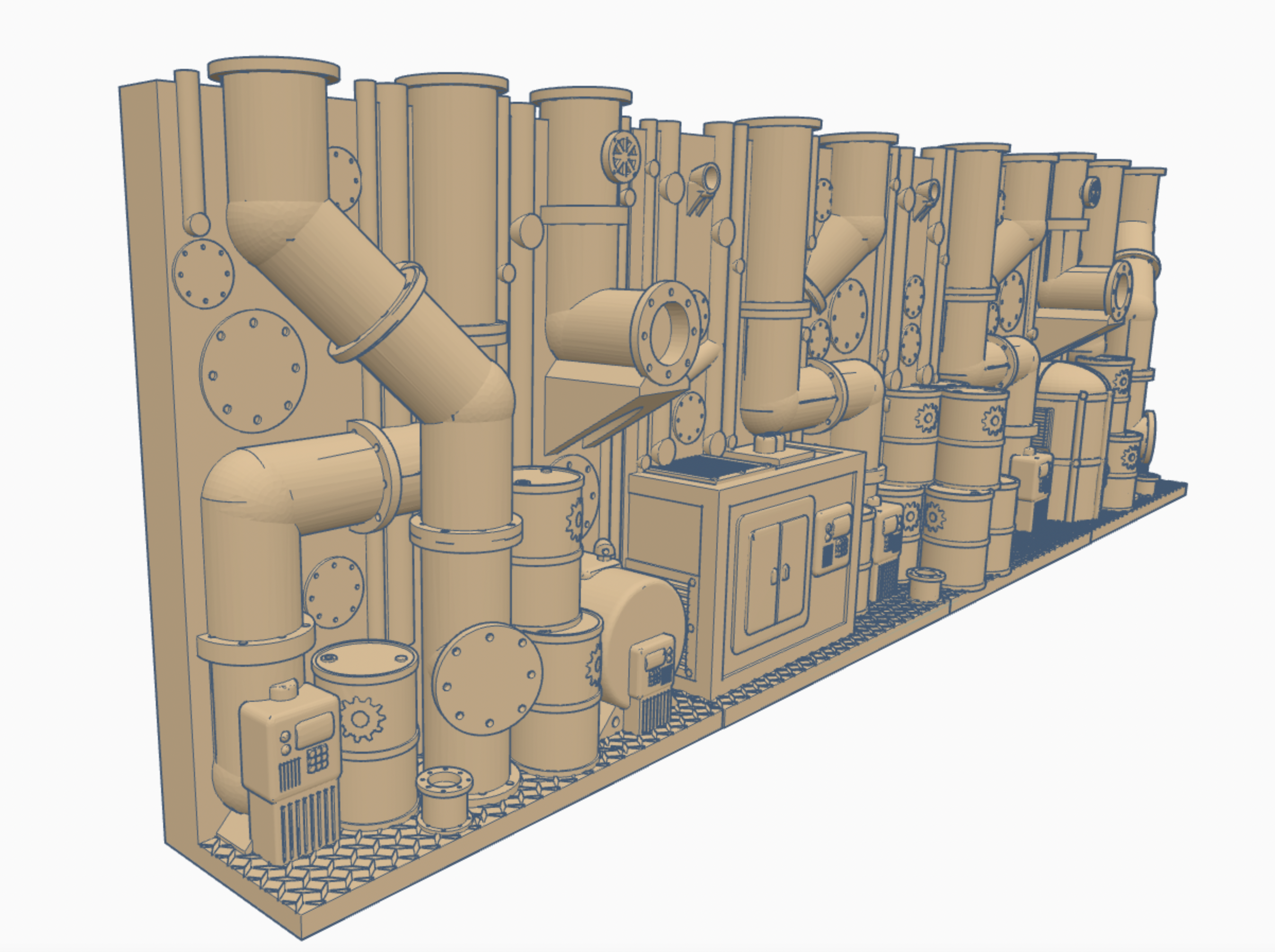 Industrial Wargames Wall - Section 1