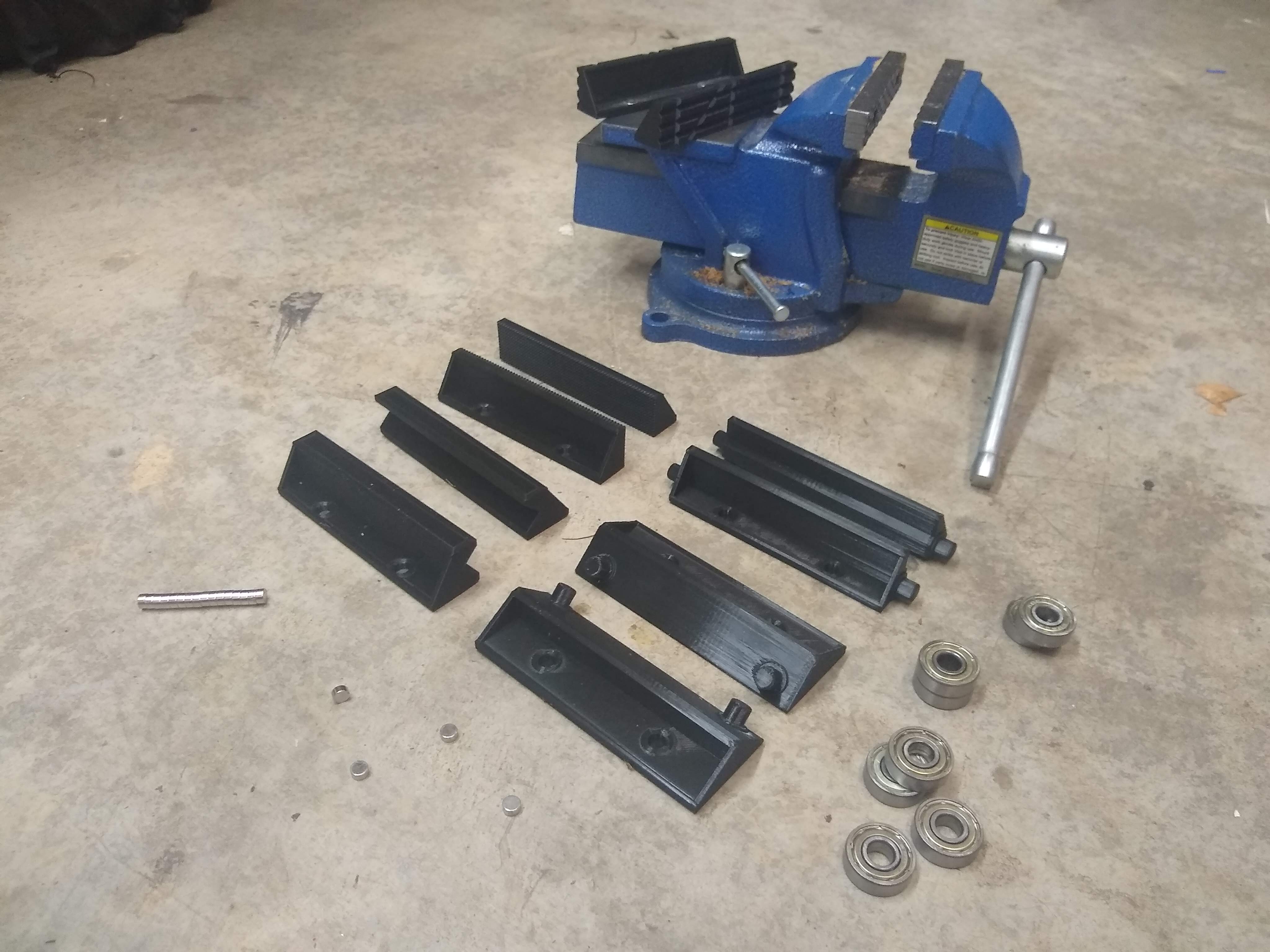 Jaw Covers for 4 inch bench vice by Harbor Freight Central by