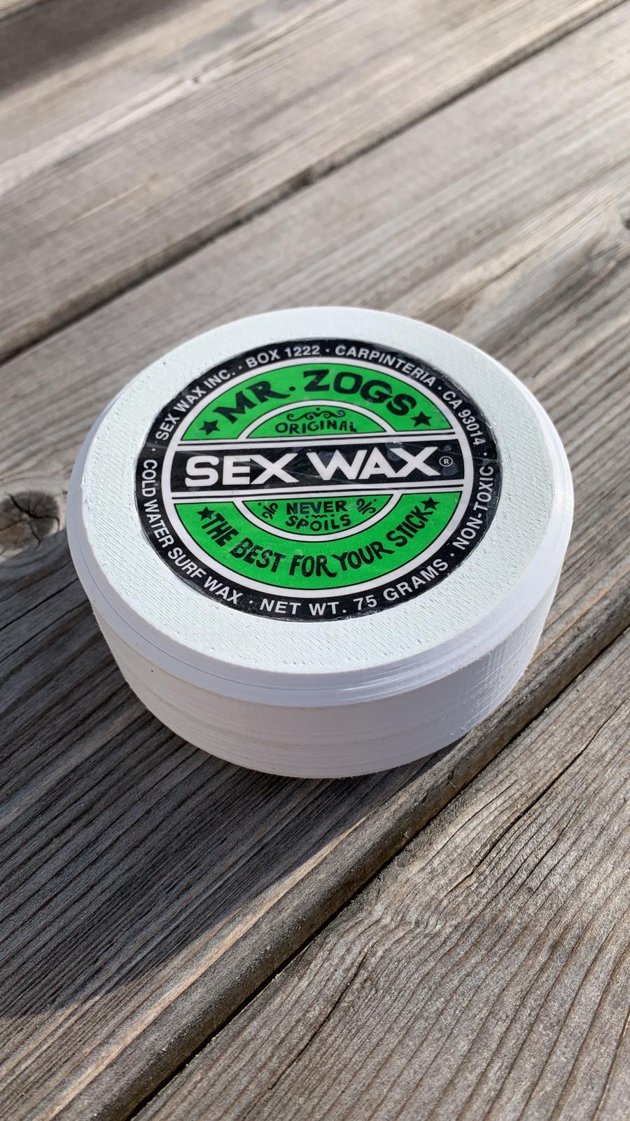 Sex Wax Surf Wax Container by Koni Ey | Download free STL model |  Printables.com