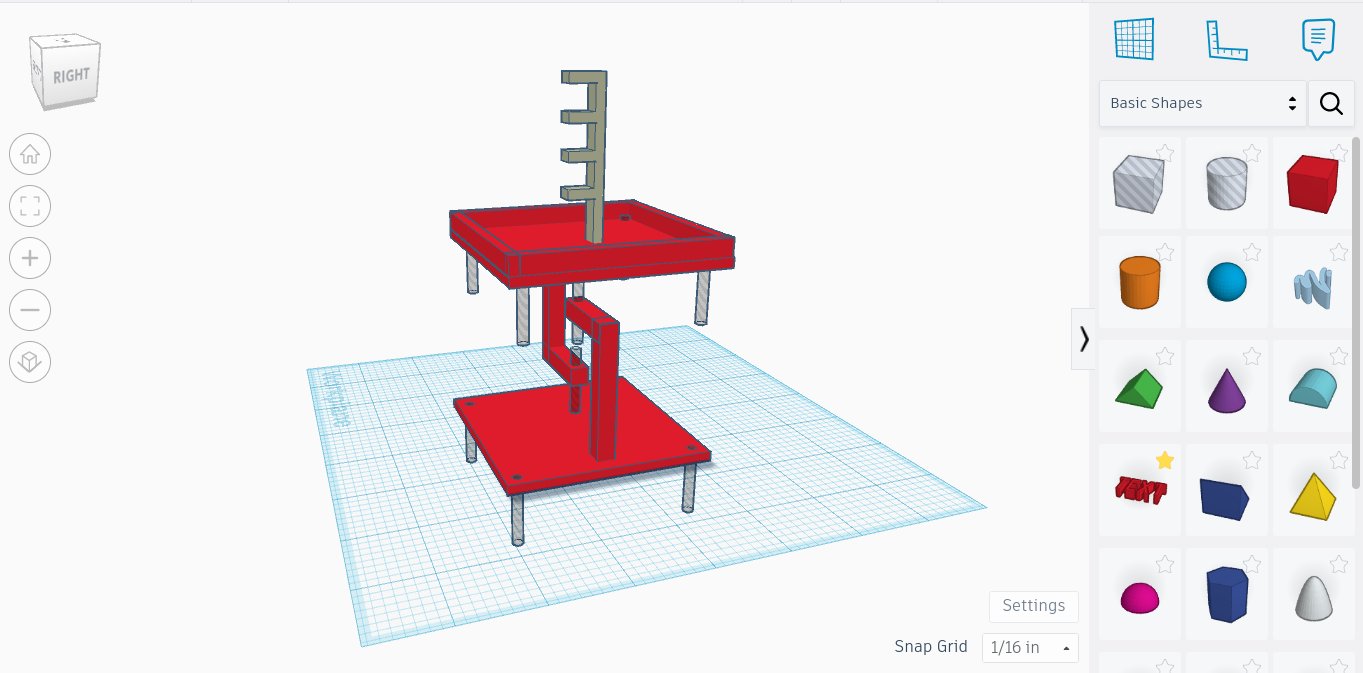 Miniatura 2 do modelo 3D Ring holder as impossible table