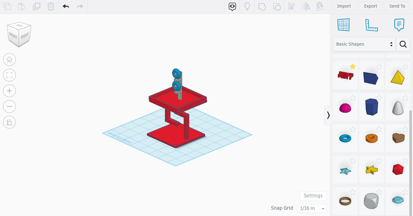 Ring holder as impossible table