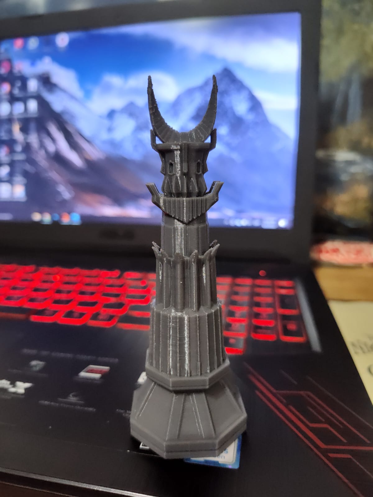 Barad Dur Trophy - Mordor Tower - LotR by Ehren Brahms | Download free ...