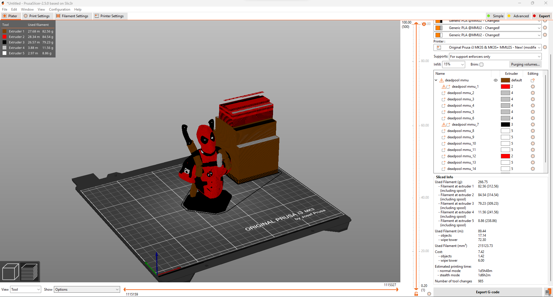 Deadpool bust MMU / File "fix" for easier assembly (I think)