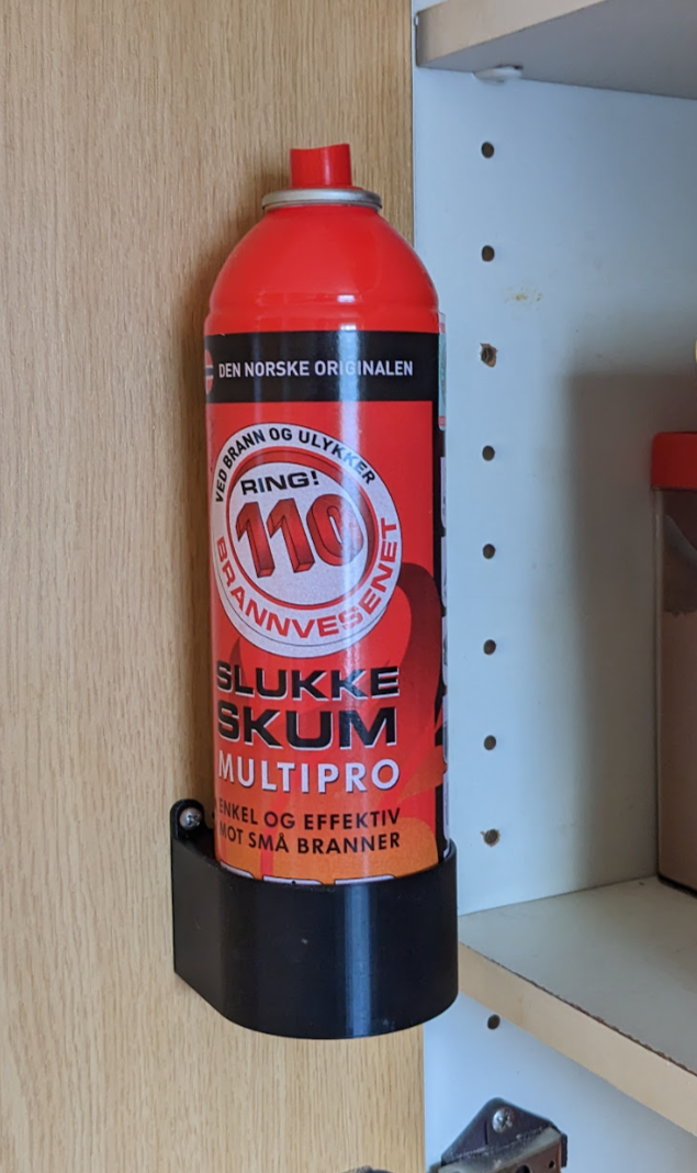 Holder for fire extinguisher, 67mm ID by Lean 3D Download free STL