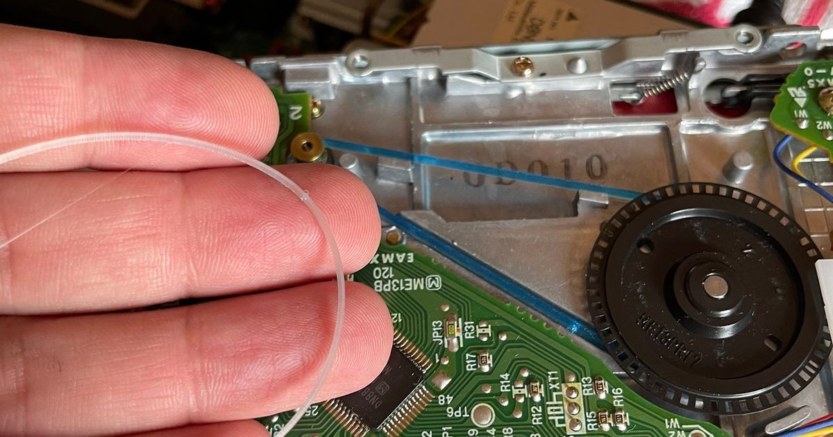 Belt for Panasonic Floppy drive MSX by Un Friki En casa Download free