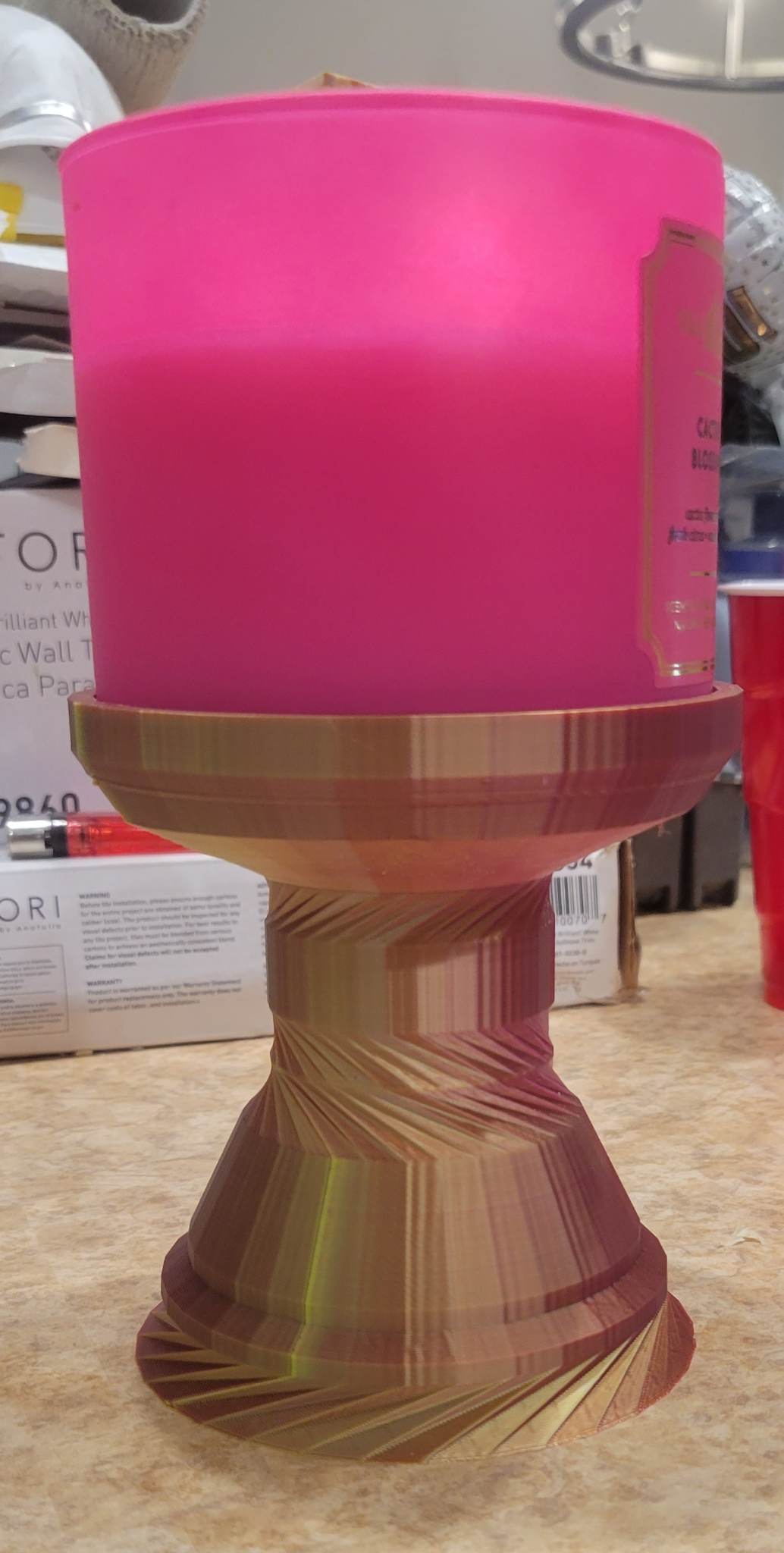 100mm Candle holder by MTKUSH Download free STL model