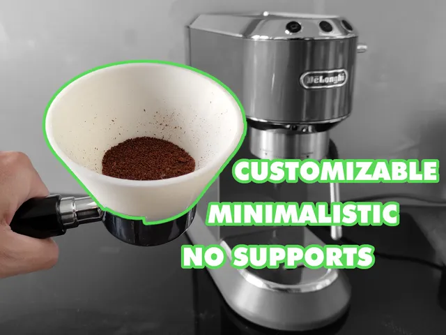 DēLonghi Dedica portafilter funnel × 51 mm
