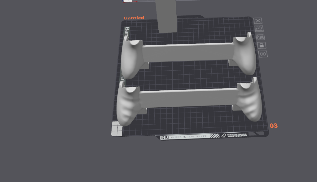 Nintendo Switch Lite Grip - Smooth 3D model thumbnail