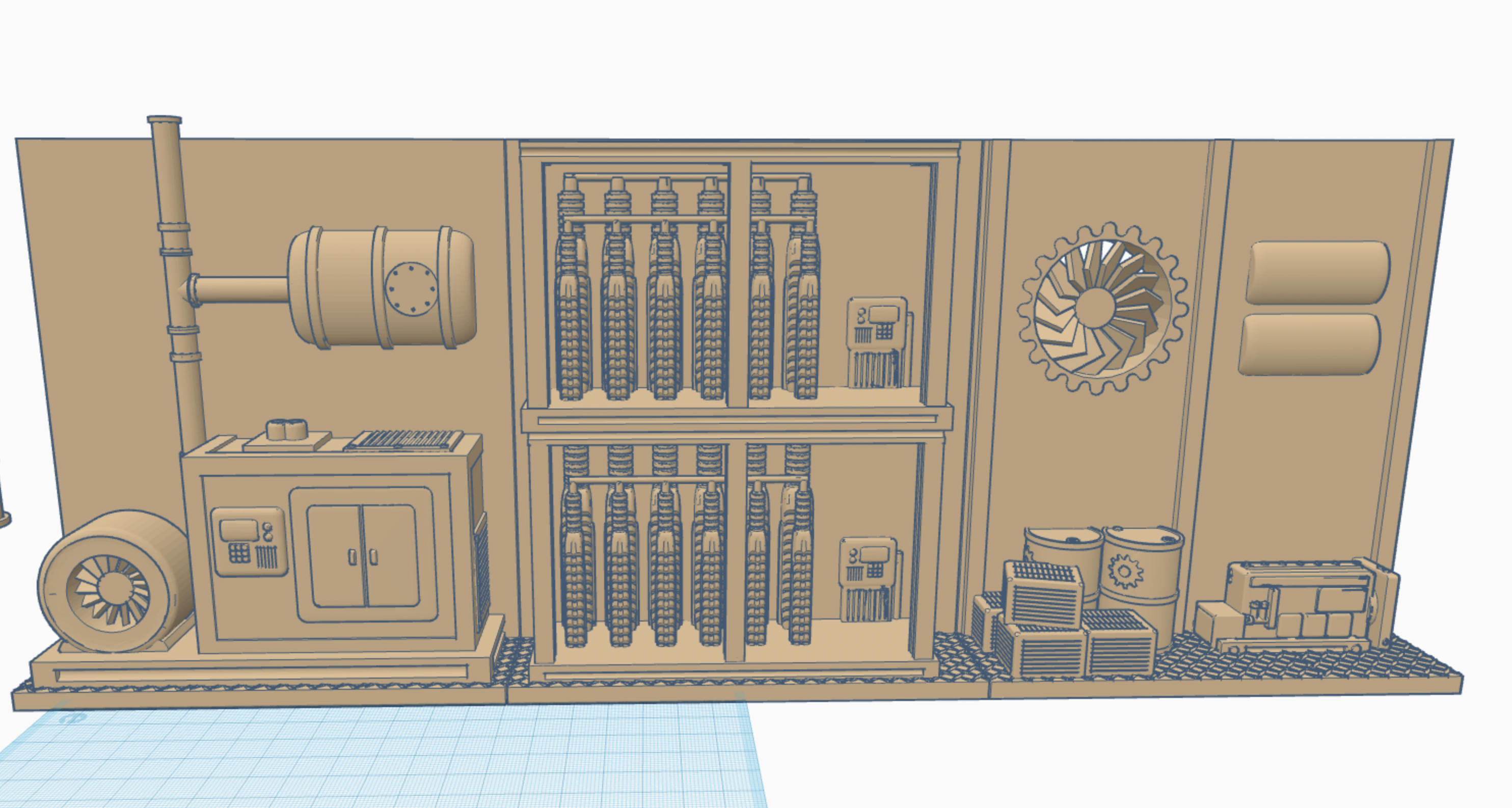 Electric Grid Wargame Walls Section 2