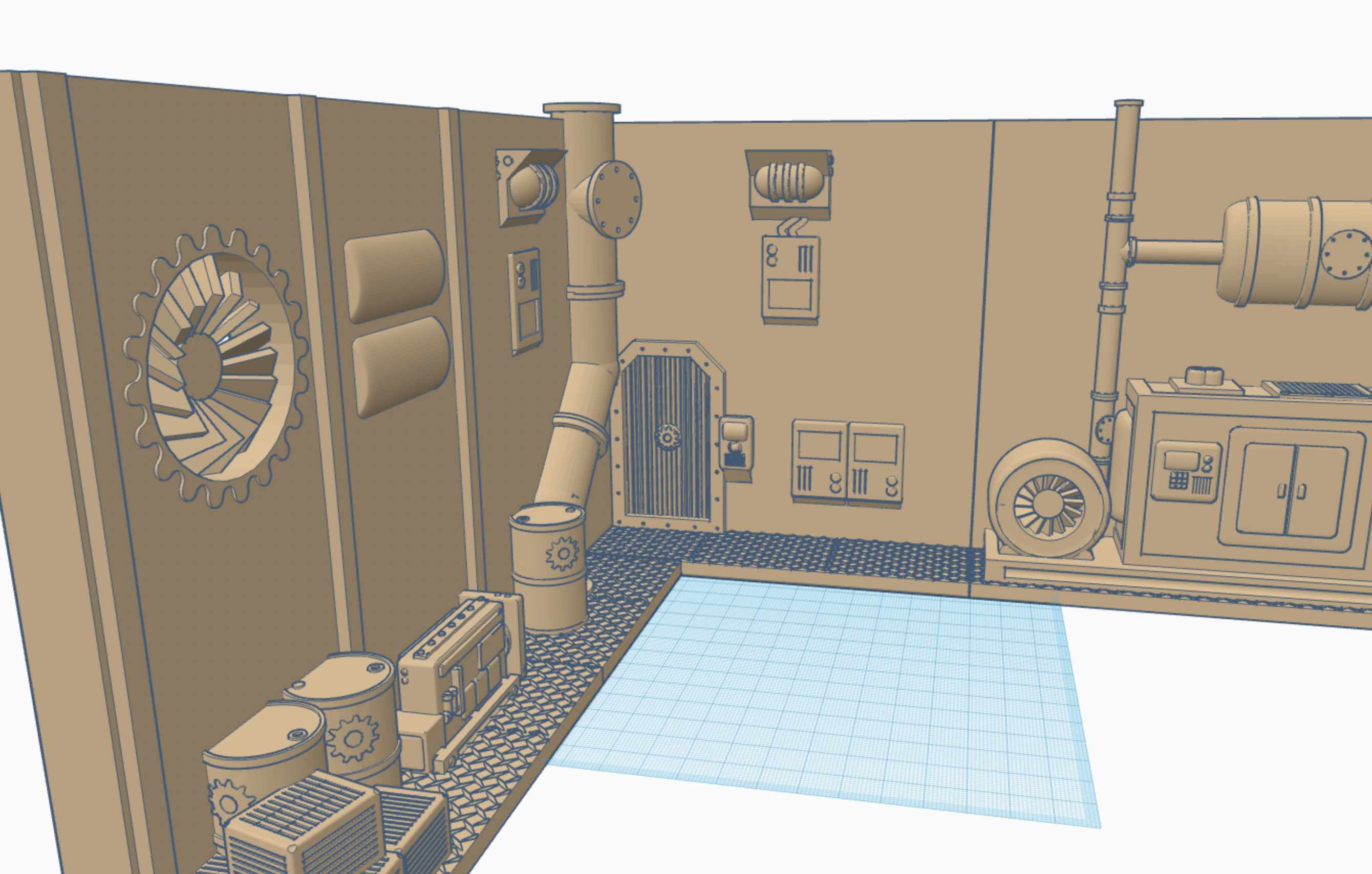 Inside and Outside Corners Wargame Walls Section 3