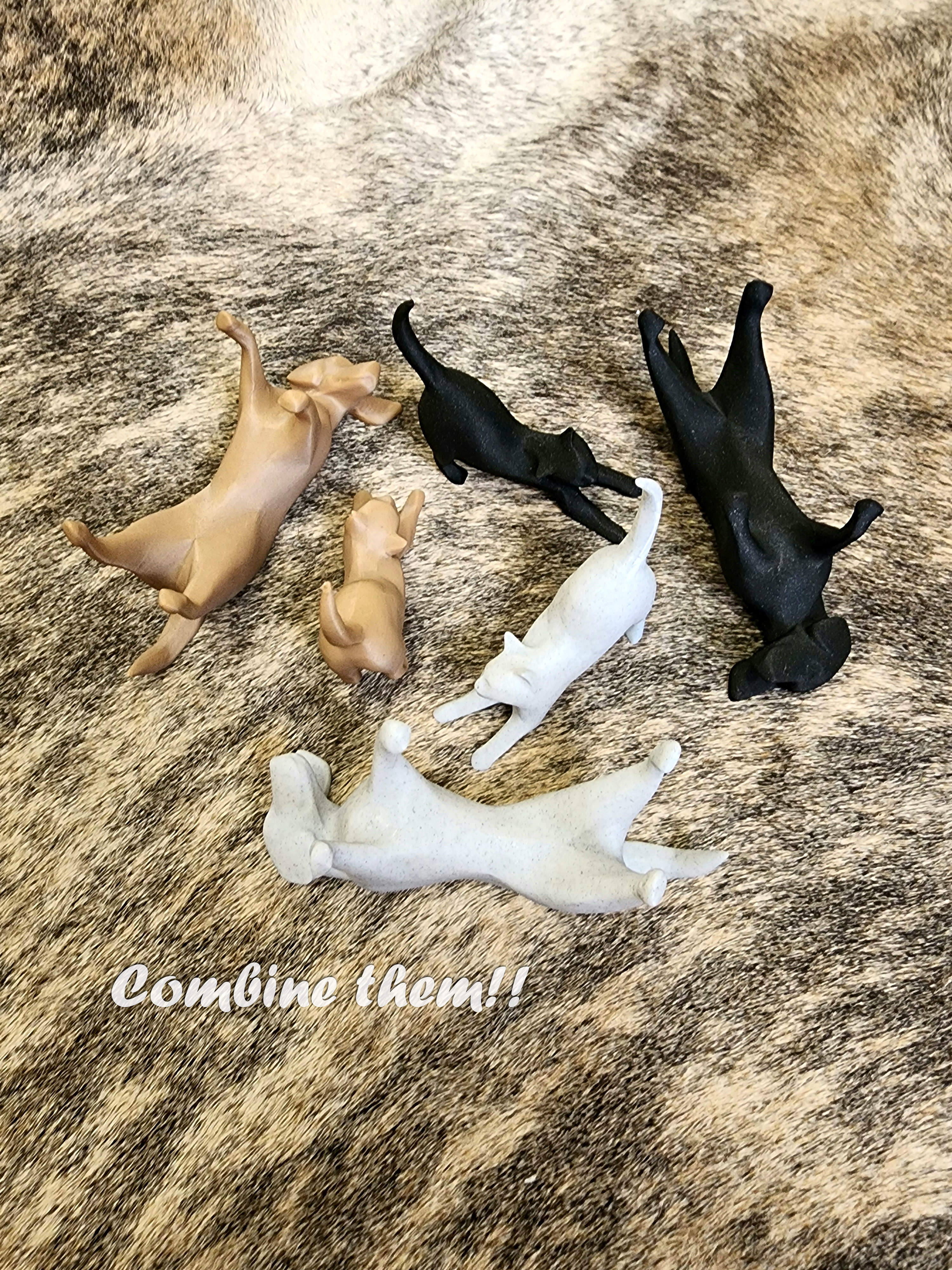 Miniatura 3 do modelo 3D DOG & CAT Ring Holder