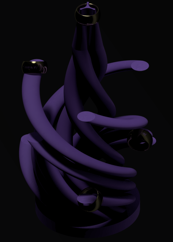 Spiral Ring Holder