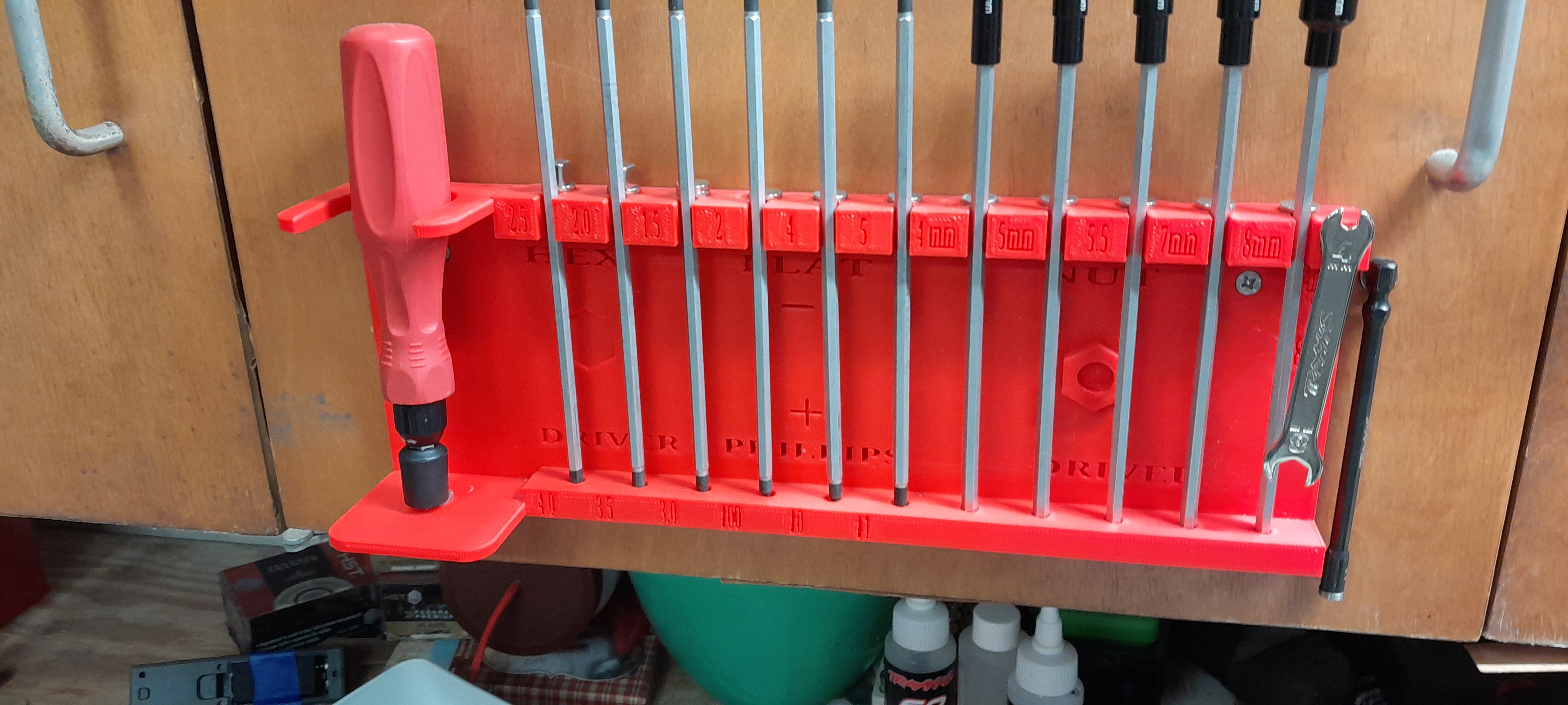 Traxxas 3415 Tool Kit rack by Shaggy Download free STL model