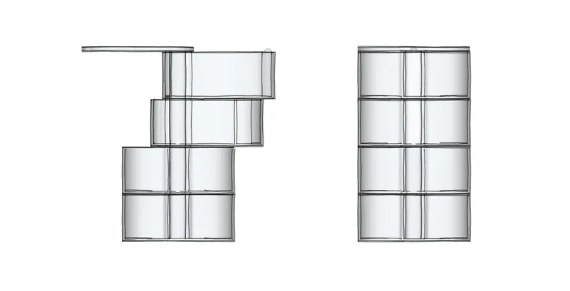 Rings Organizer Tower by ABstudios | Download free STL model | Printables.com