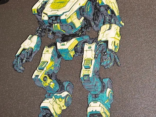 Cel-Shaded Light Mech Filament Painting
