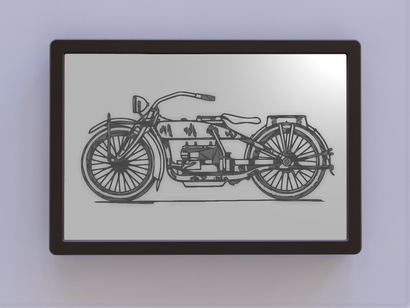 Vintage Motorcycle Patent Art
