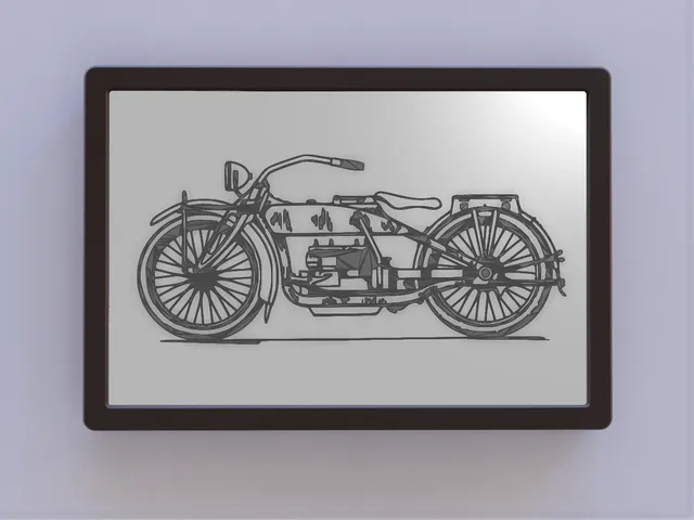 Vintage Motorcycle Patent Art