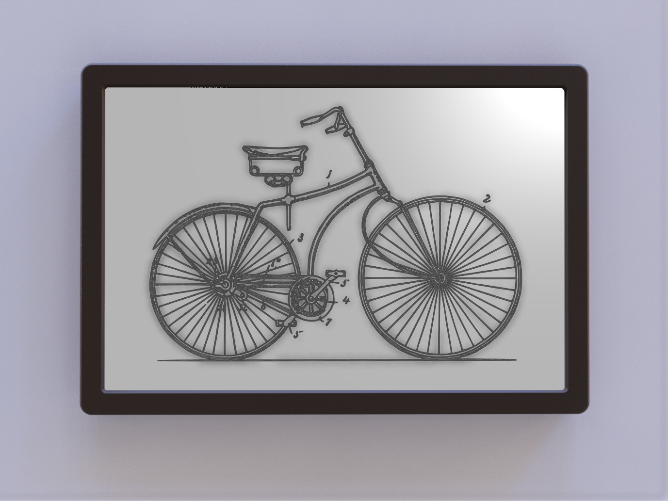 Vintage Bicycle Patent Art