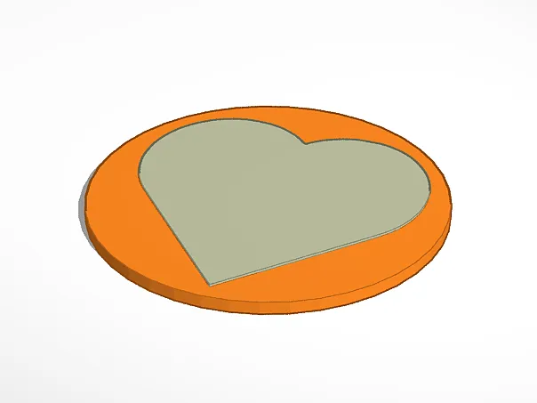 heart coaster