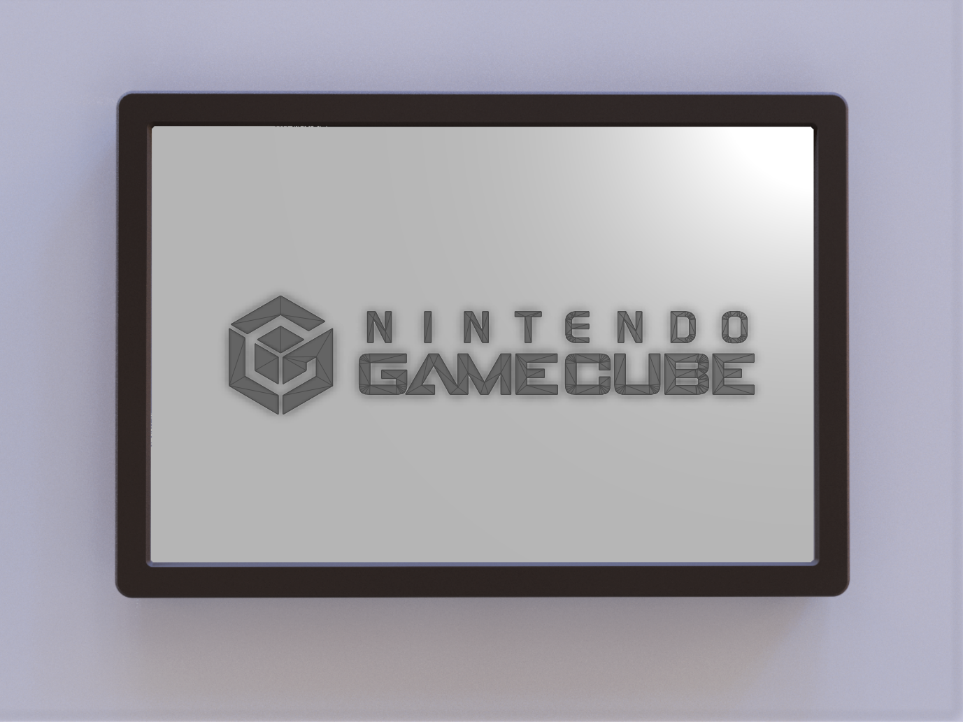 GameCube Logo Wall Art