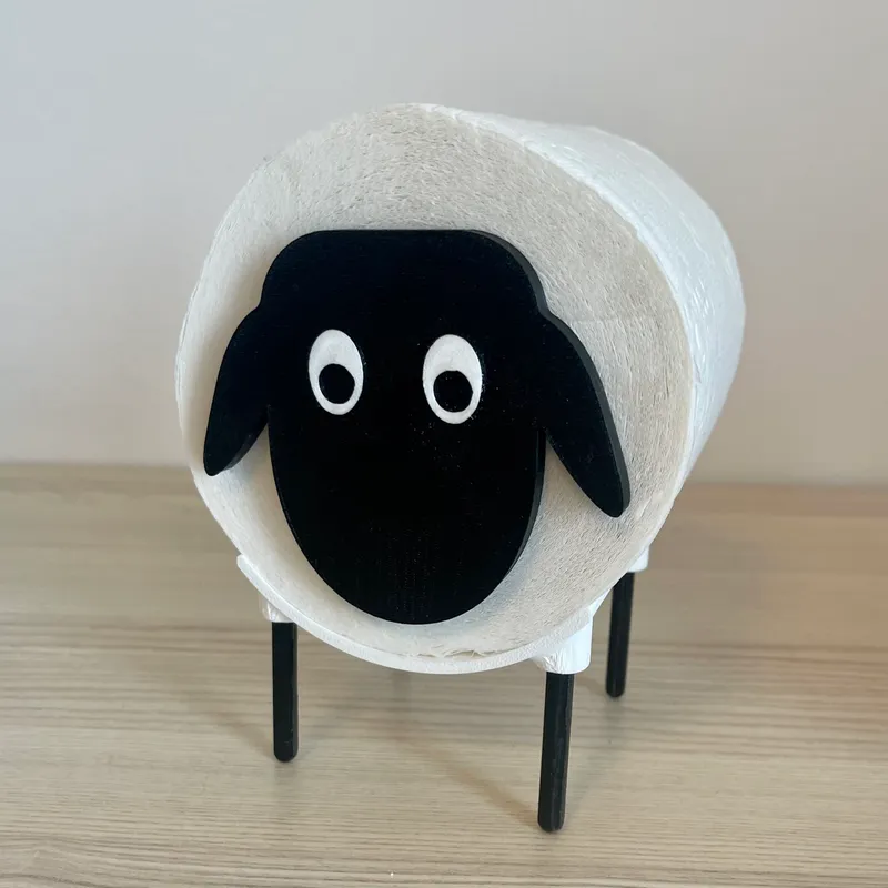 Black Sheep - Toilet Paper Holder for your Bathroom by luczjanoo, Download  free STL model