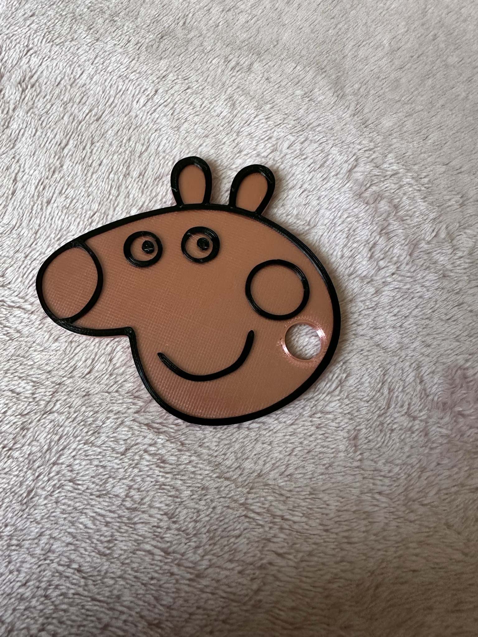 Peppa pig keychain
