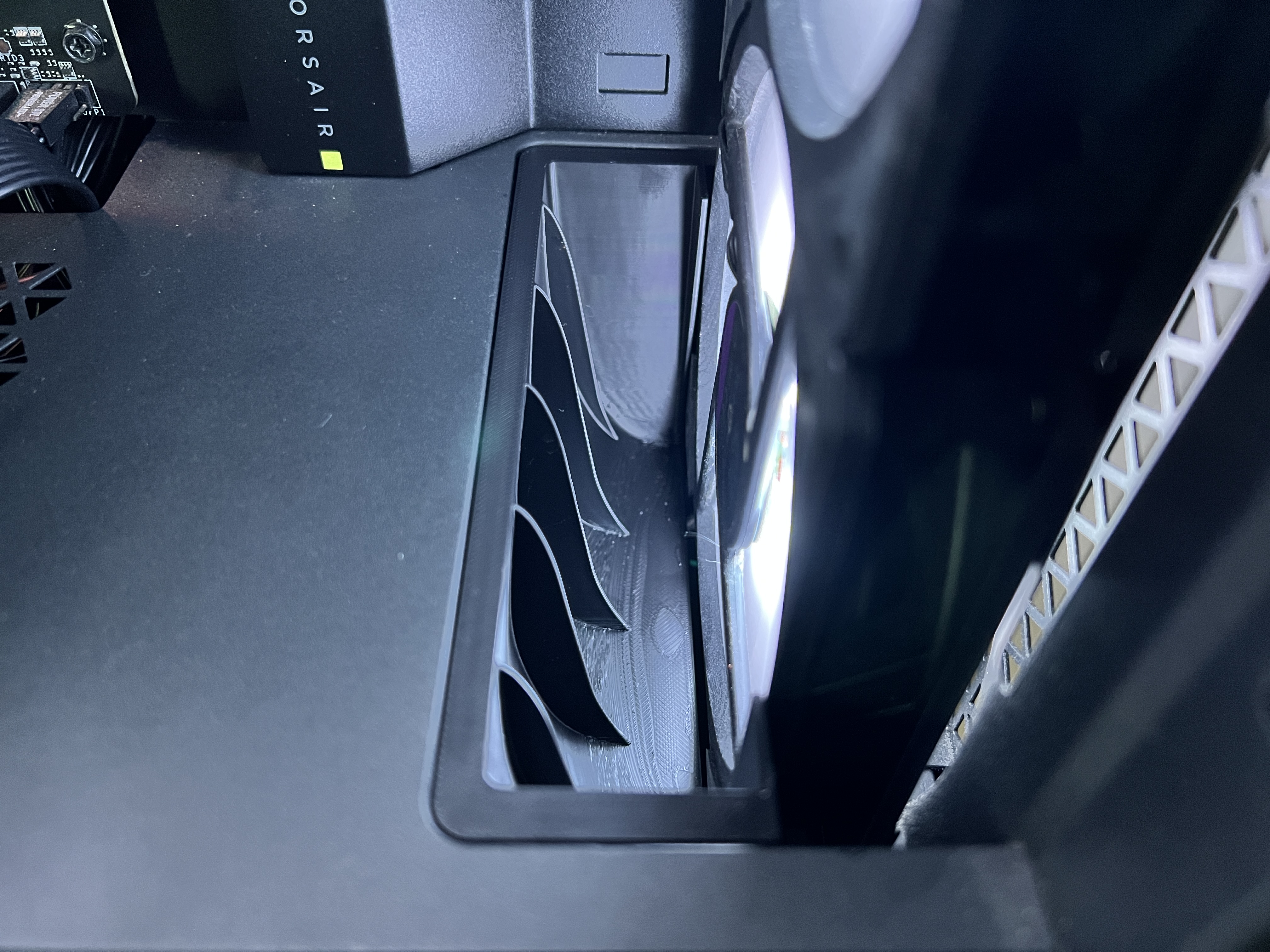 Bottom Fan Airflow Duct for Corsair 4000D Airflow