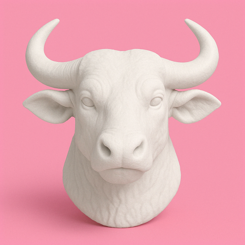 Chinese Zodiac Ox Head Model