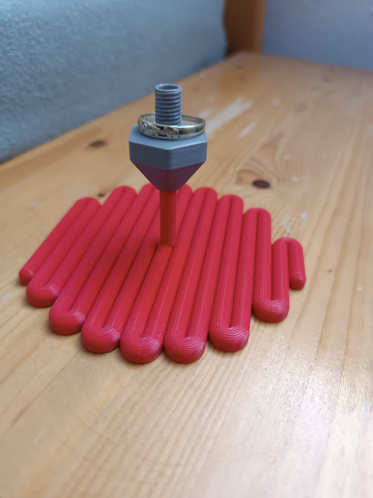 Printing nozzle ring holder
