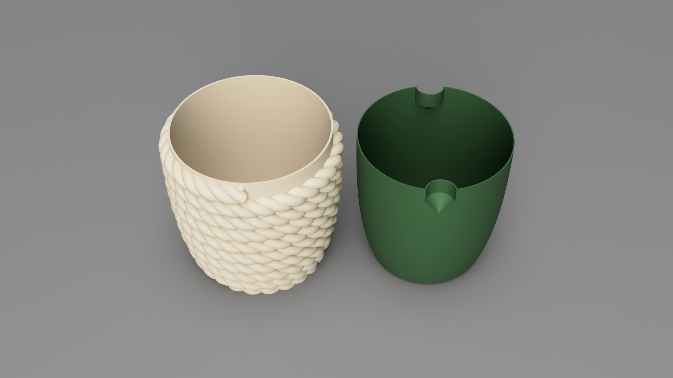 Miniatura 2 do modelo 3D Rope Planter 01 (SC)