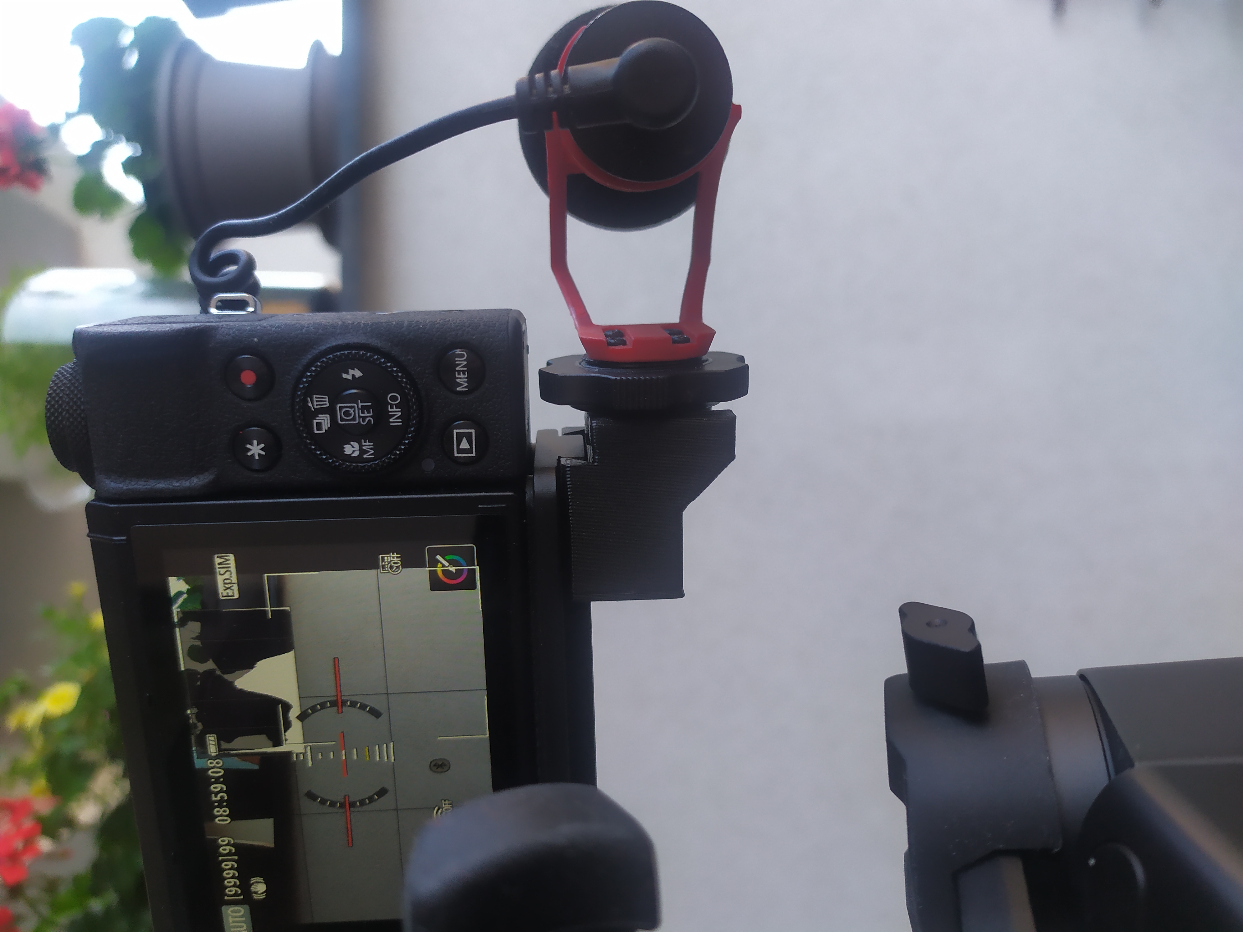 Microphone holder for Moza Mini-P