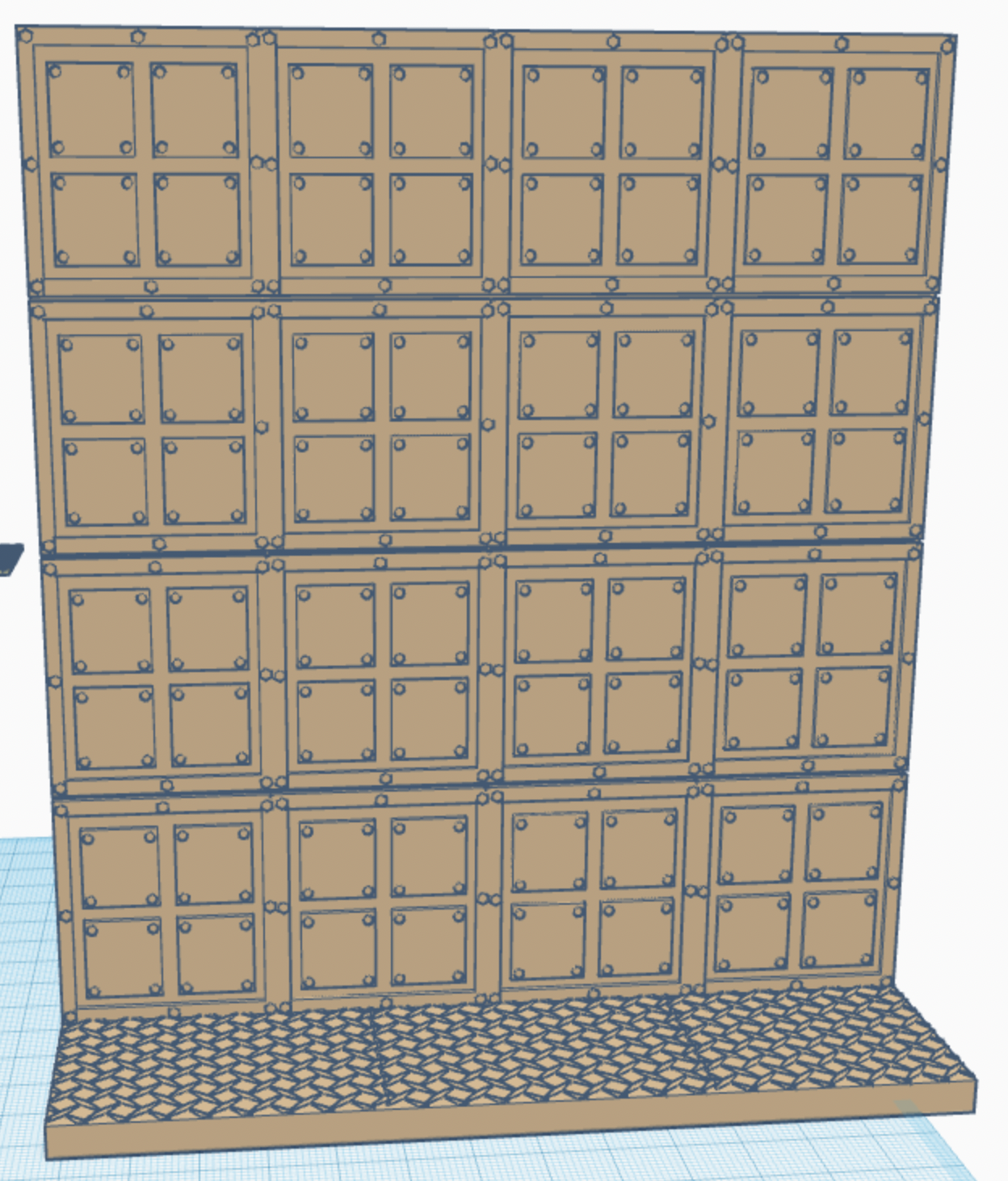 Armoured Wargames Wall Section 4 by RobertusMaximus | Download free STL model | Printables.com