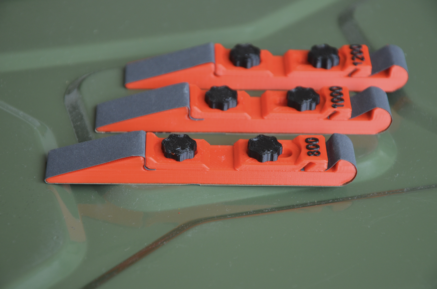 Sanding Sticks with Labels