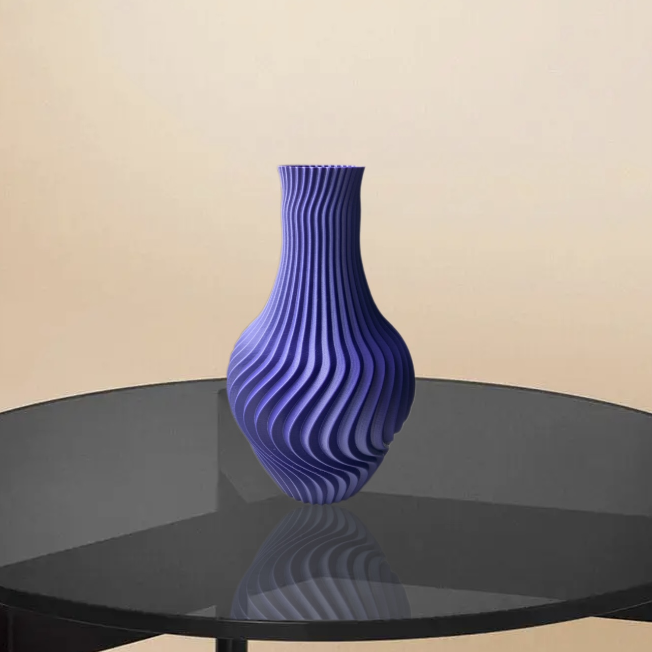 Fluid Stripe Vase by JaKeU Download free STL model