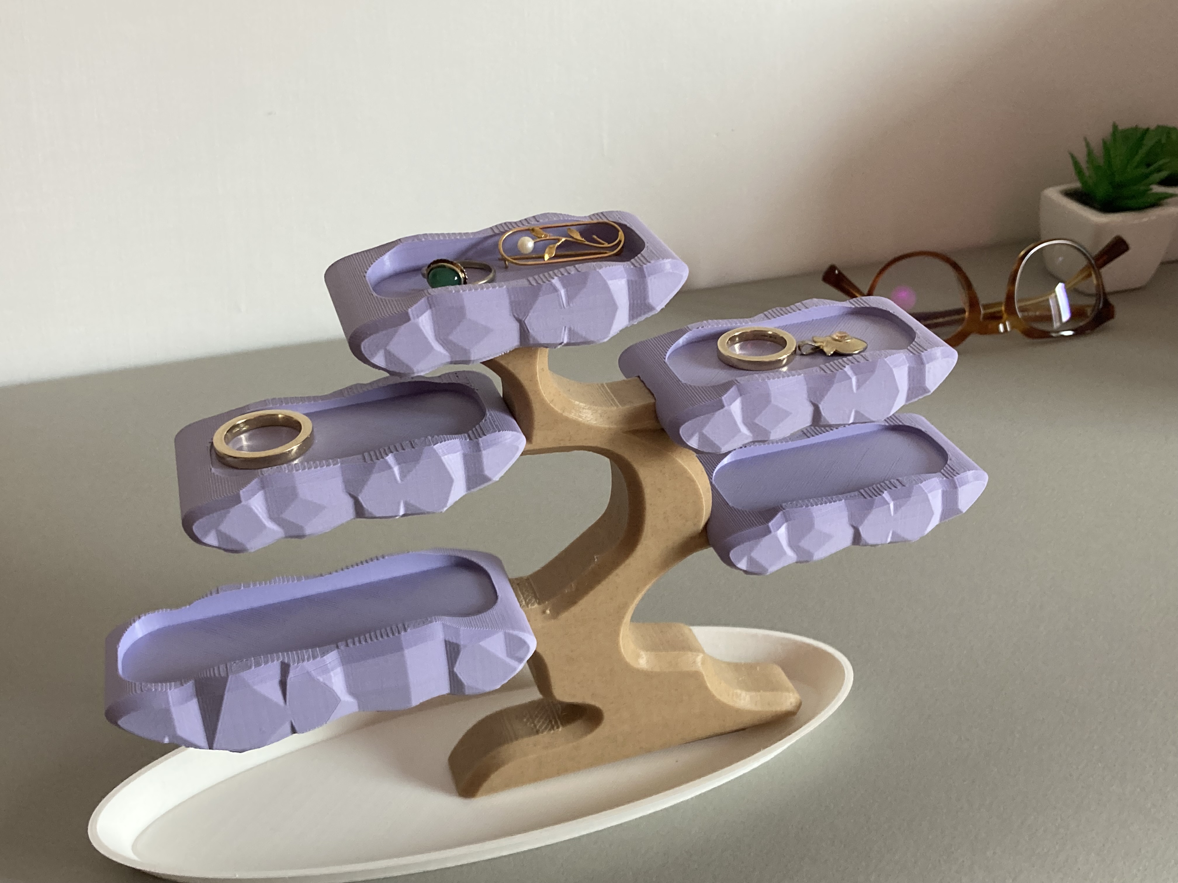 Miniatura 3 do modelo 3D Bonsai Ring Holder