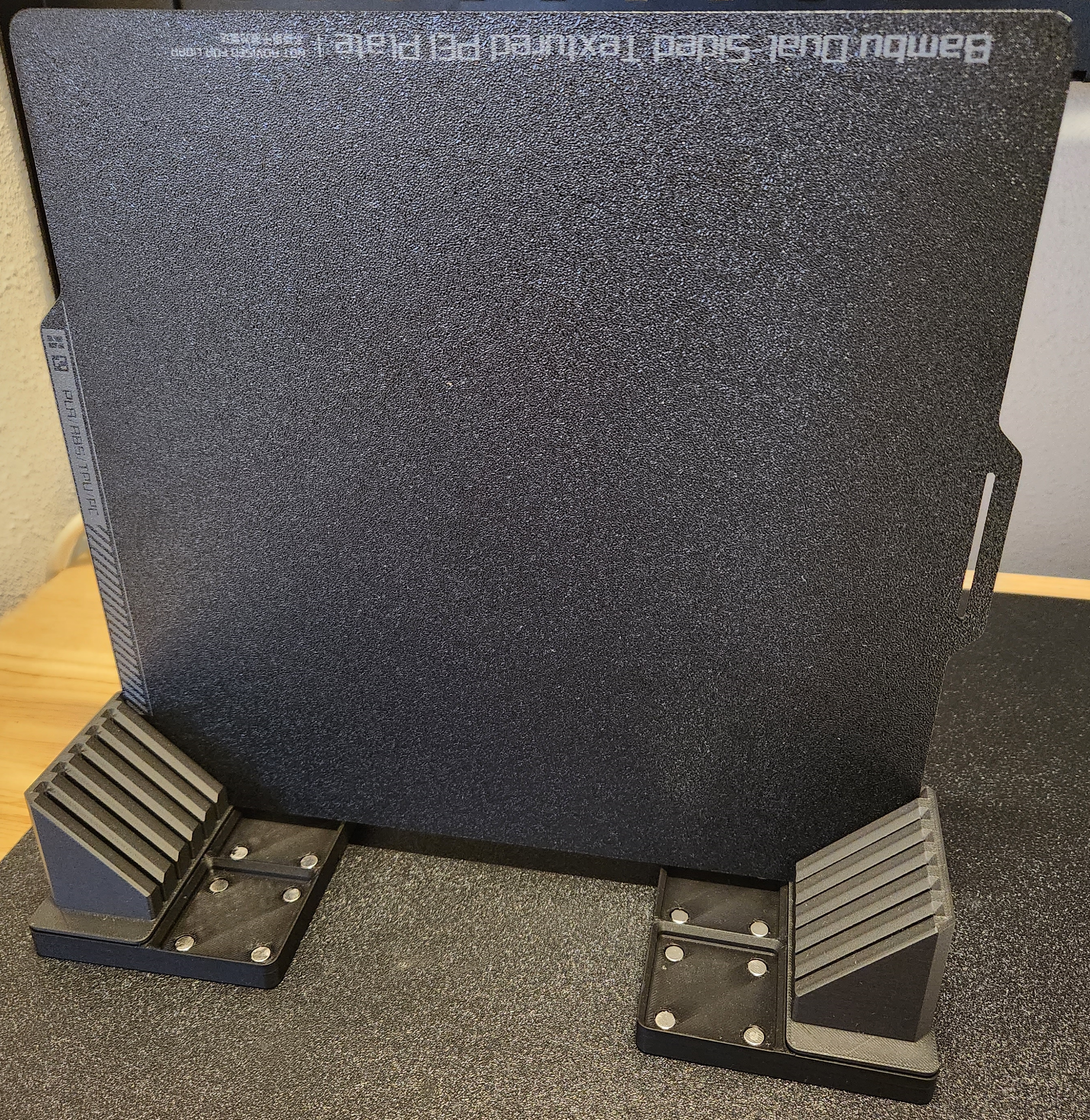 Gridfinity build plate holder 3D model thumbnail