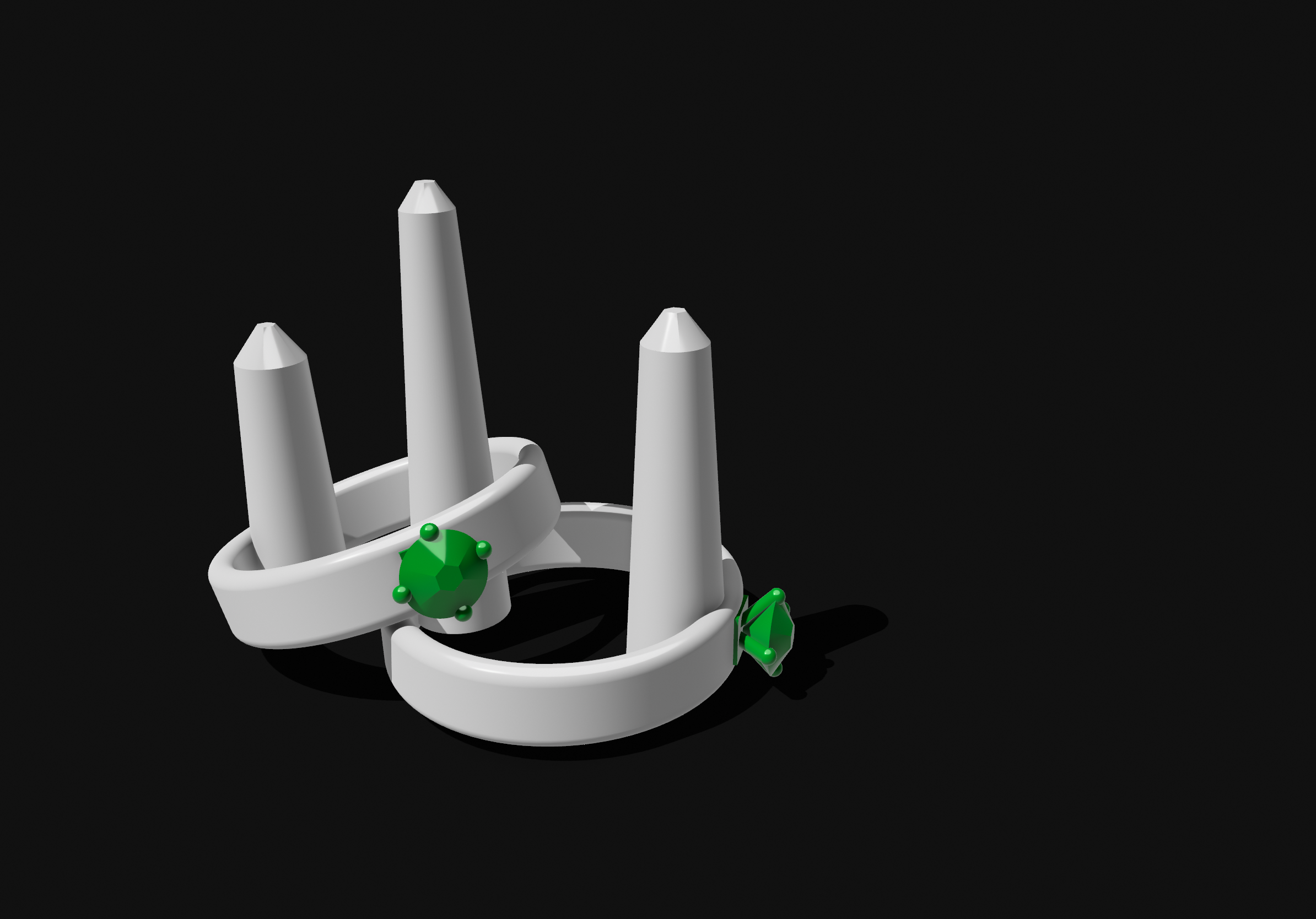 Miniatura 3 do modelo 3D Elegant Ring Holder