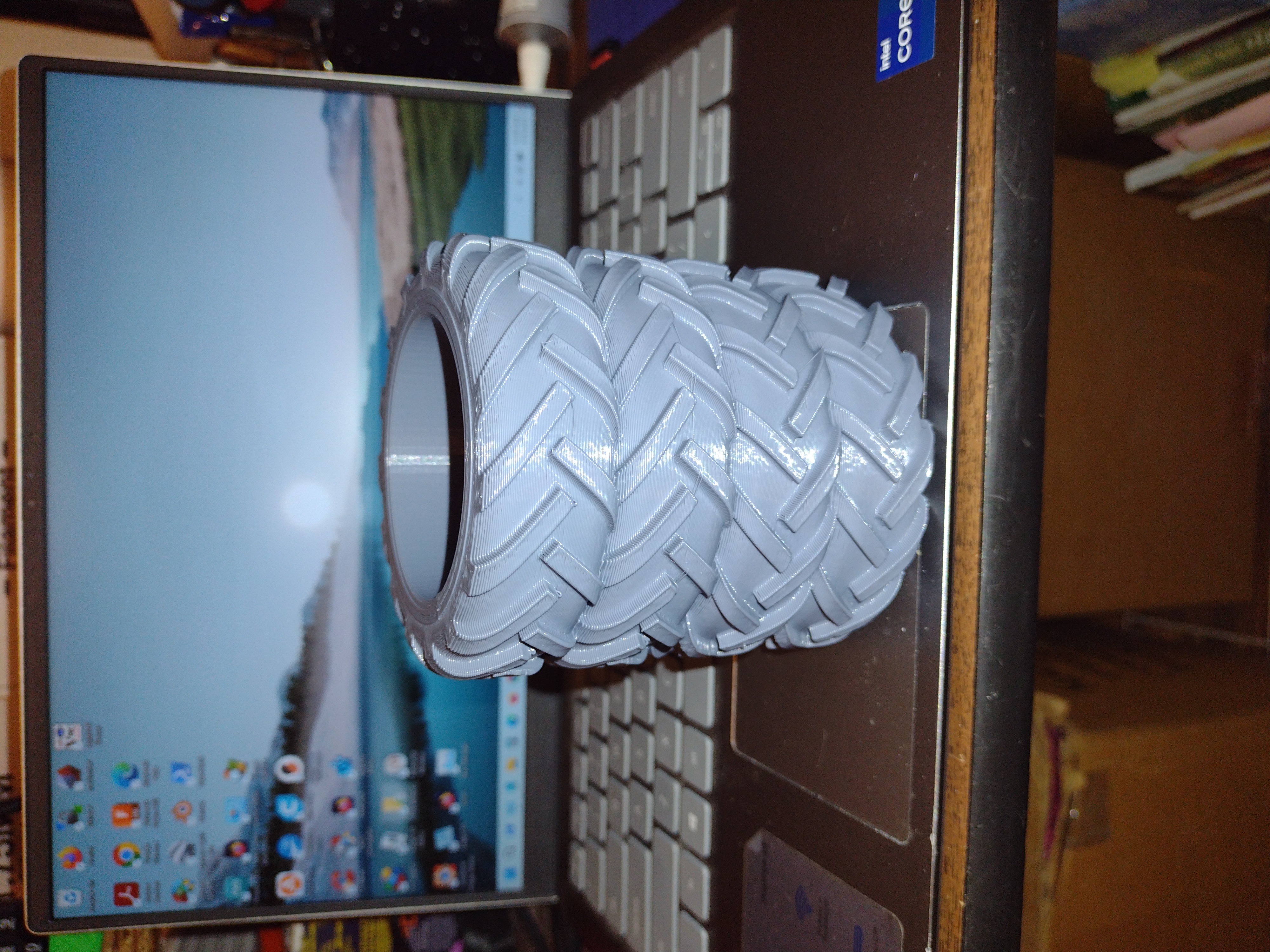 TractorTirePencilCup