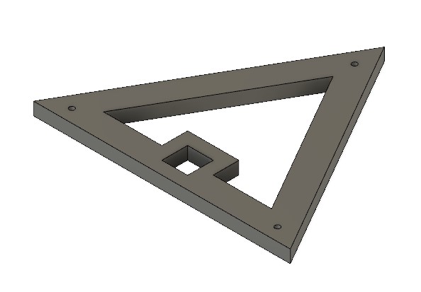 Miniatura 3 do modelo 3D Triangular levitating table