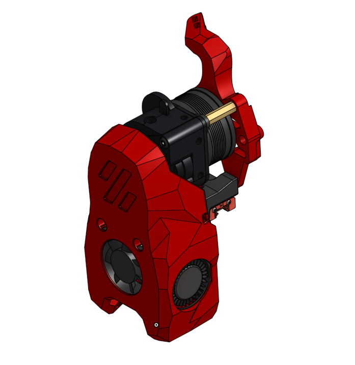 EBB36 mounting bracket and strain relief for V0.2 with LGX lite