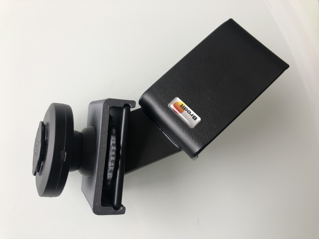 Quadlock Qi-Charger or Ball-Mount Adapter to Brodit Baseplate