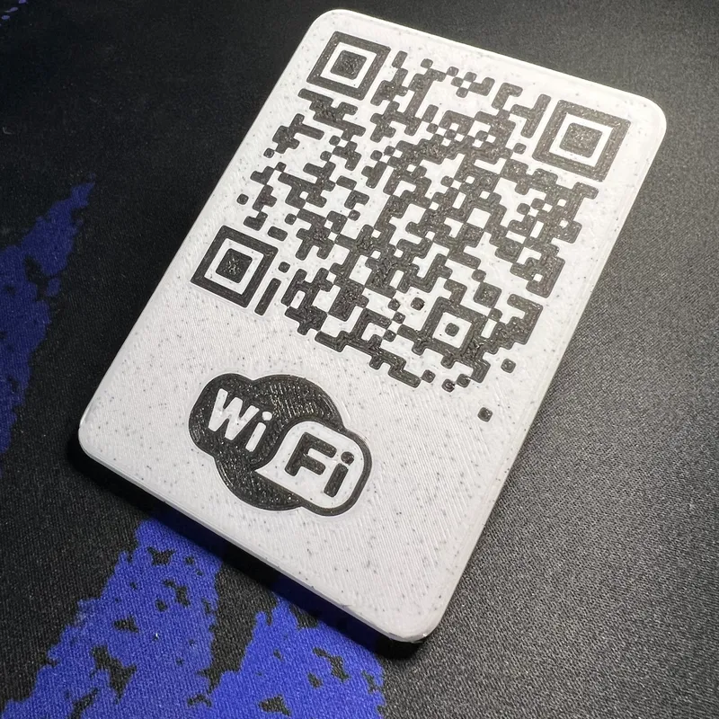 QR-code WIFI password (rickroll) by Boogie