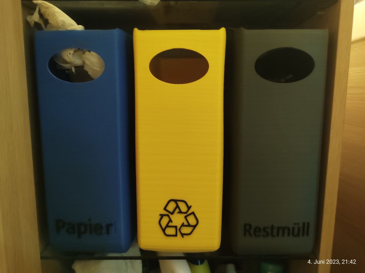 Abfallbehälter Restmüll by Moppie41 Download free STL model