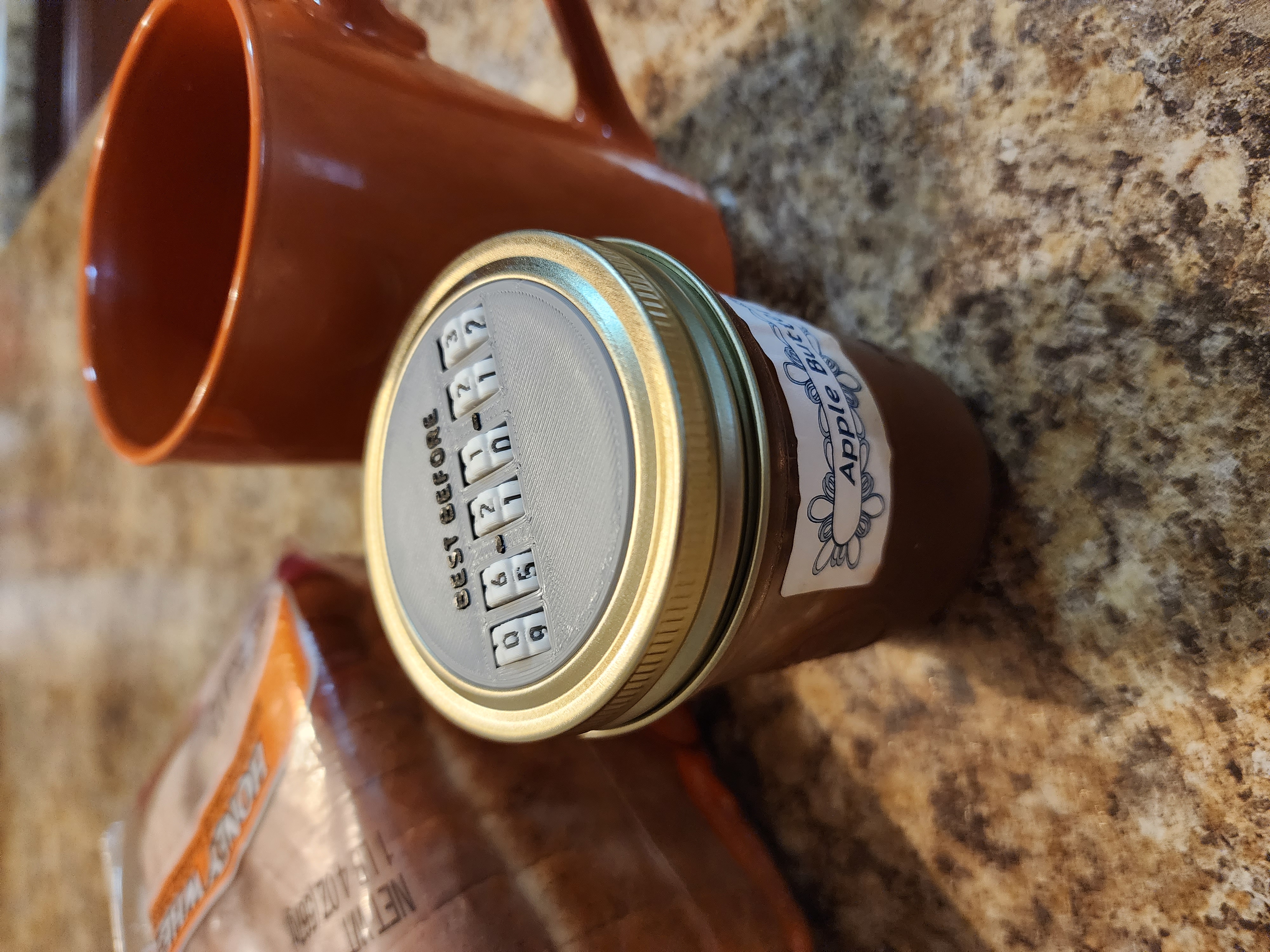 Date Indicator for Mason Jar Lids