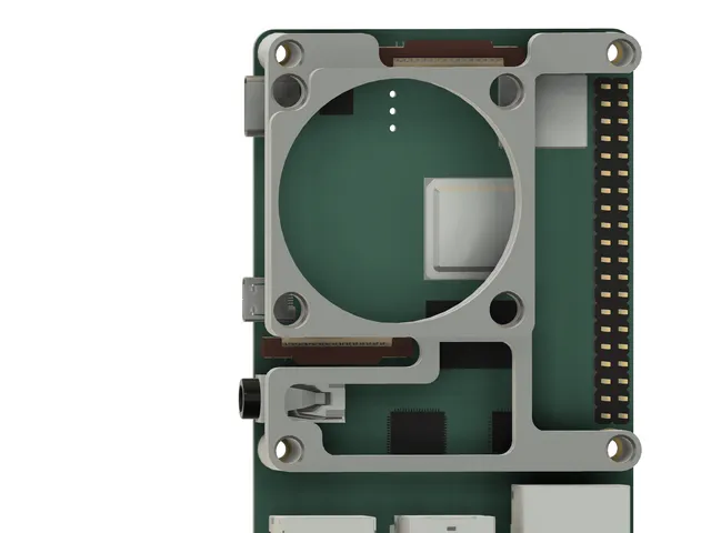 RasPi 4010 Cooling Fan mount - LDO Input shaper board compatible!