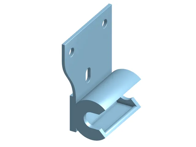 Under-desk headphone jack mount