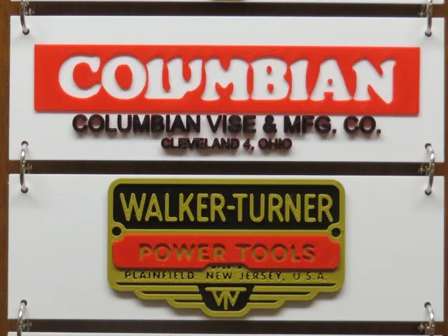 Vintage Tool Logos #4  (Stanley, Columbian, Knipex, Walker-Turner)