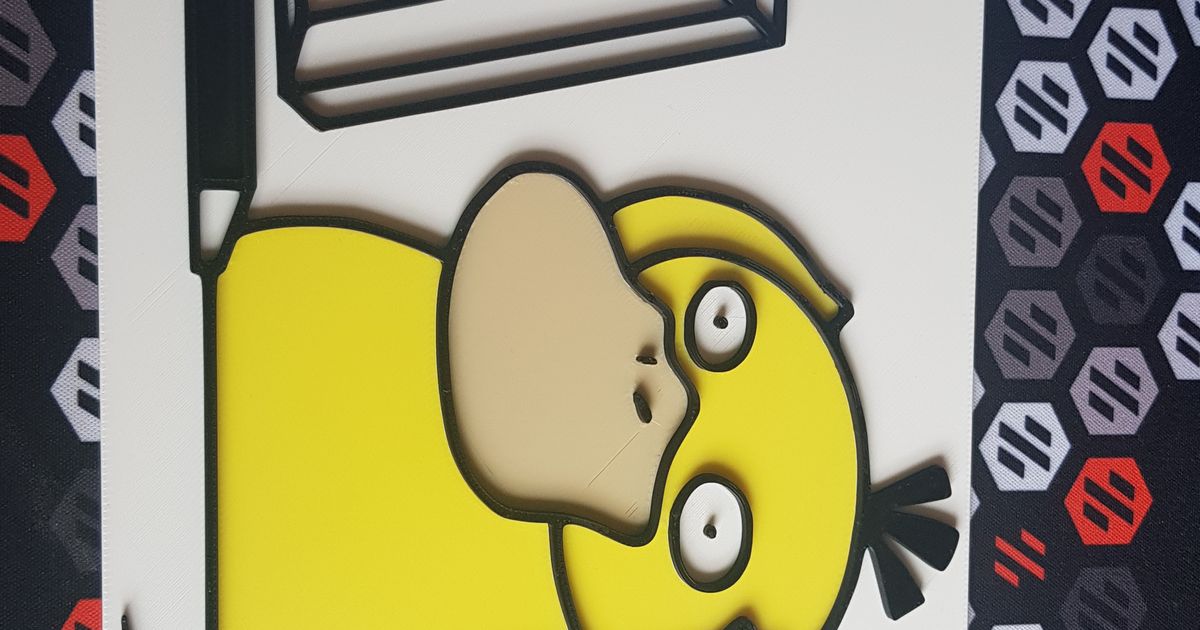 Psyduck meme by Printmajstr | Download free STL model | Printables.com