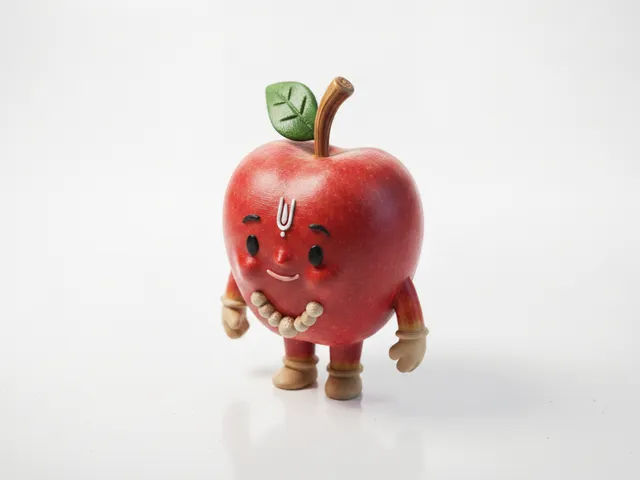 Cute Apple Boy Chibi Figurine 3D Printable